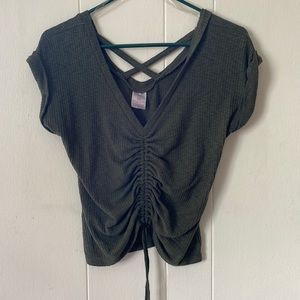 no boundaries green adjustable top